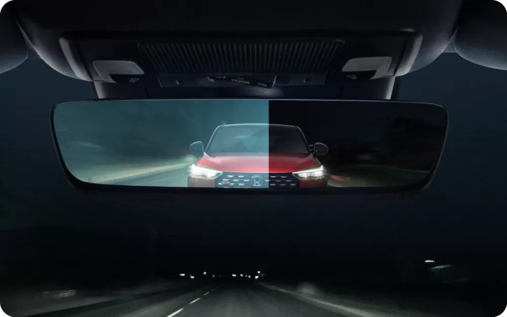 New Auto-Dimming Rear View Mirror