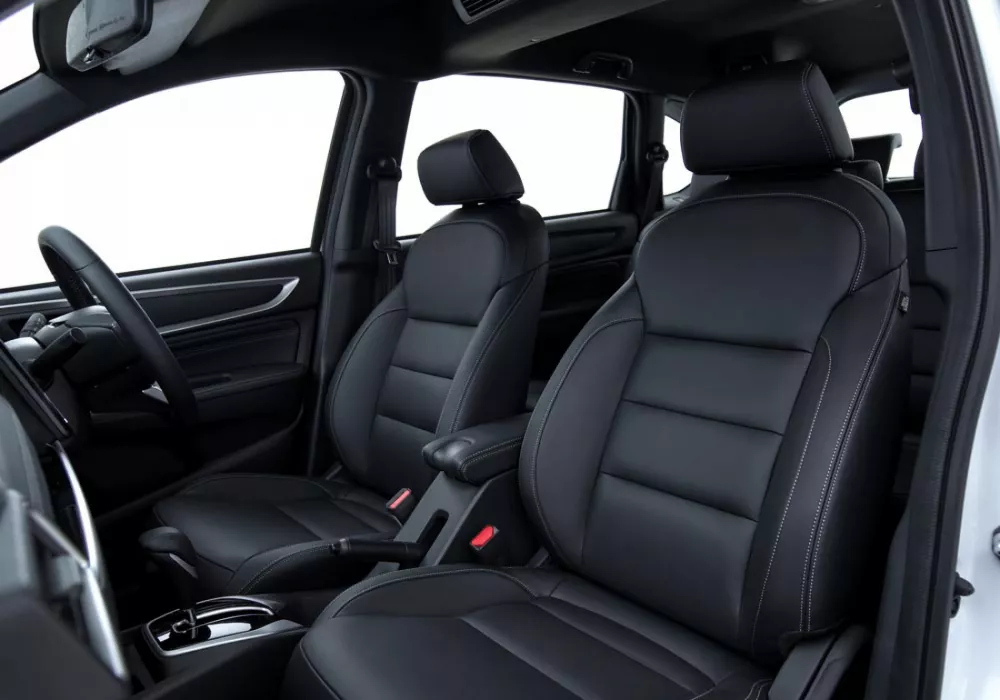 Leather-Trimmed Seat