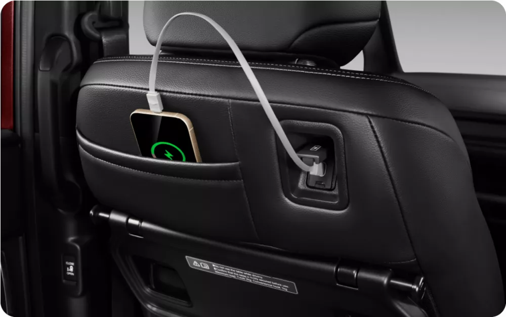 2<sup>nd</sup> Row USB-C Charging Ports