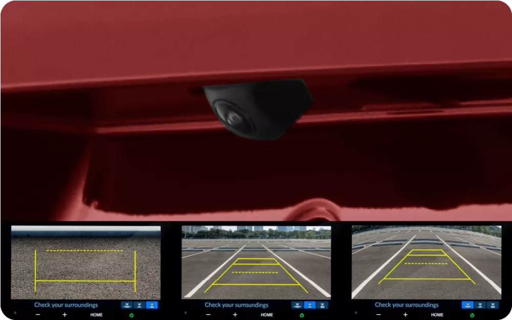 Multi-Angle Rear View Camera