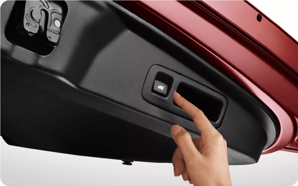 Power Tailgate with Memory Adjustable Height Button