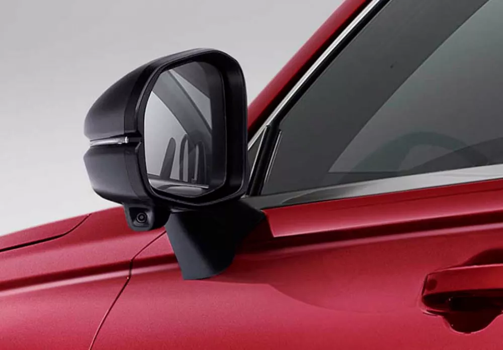 Auto Foldable Black Door Mirror with Honda LaneWatchā¢